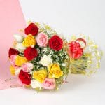 Send Mixed Rose Bouquet in Nepal