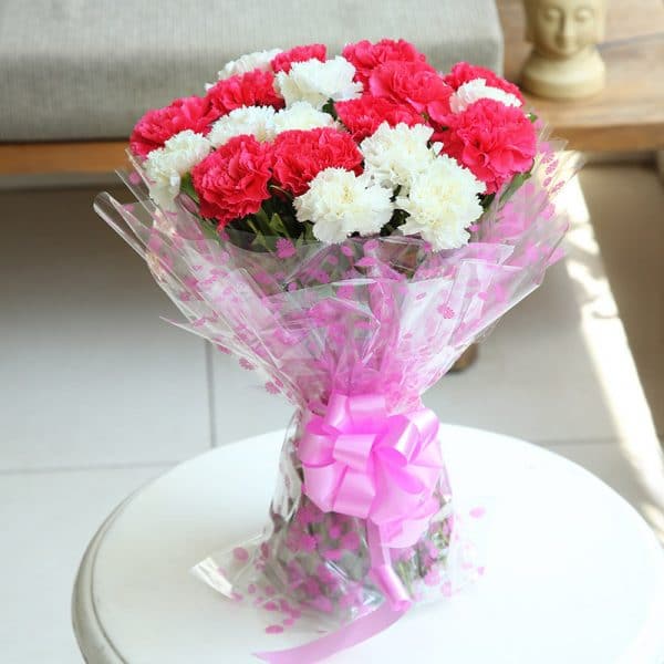 Order Mixed Carnation Flower Bouquet