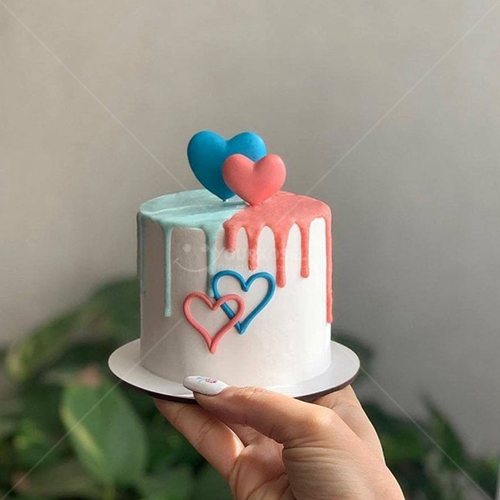 Order Love Heart Birthday Cake online For Boyfriend  Doorstep Cake