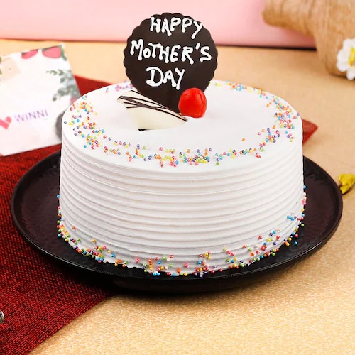 Vanilla Mothers Day Cake