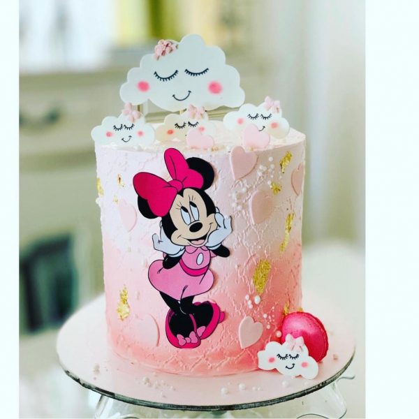 Tall Mickey Mouse Themed Cake