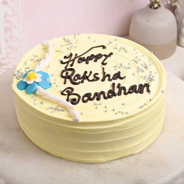 Butterscotch Rakhi Cake