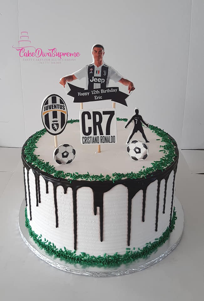 Cakecery Cristiano Ronaldo CR7 Juventus Edible Cake UAE | Ubuy