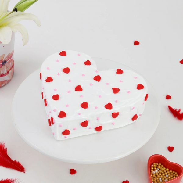 Delightful Heart Shape Cake