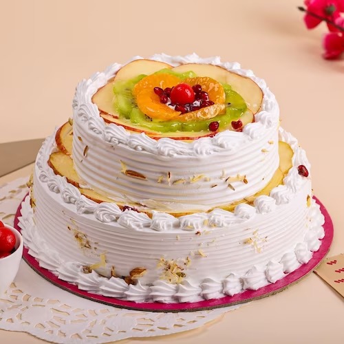 Two Tier Cakes Nepal | Vanilla Cakes in Nepal